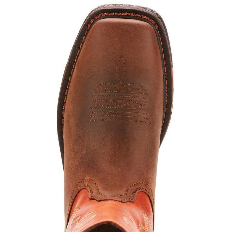 Ariat Men's WorkHog 11" Wide Square Soft Toe Western Work Boot- Earth 10005888 - Overlook Boots