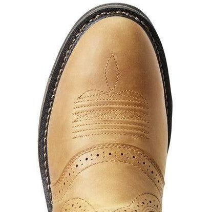 Ariat Men's WorkHog 10" Soft Toe Waterproof Western Work Boot - Aged Bark - 10008633 - Overlook Boots