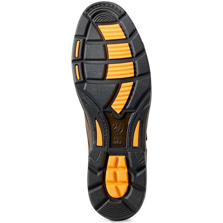 Ariat Men's WorkHog 8" Composite Toe Waterproof Western Work Boot - Oily Brown - 10011943 - Overlook Boots