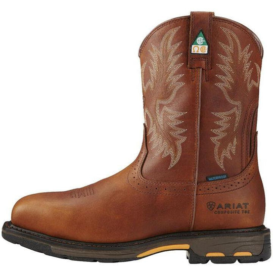 Ariat Men's WorkHog CSA 11" Wide Sqr Comp Toe WP Work Boot - 10017175 - Overlook Boots