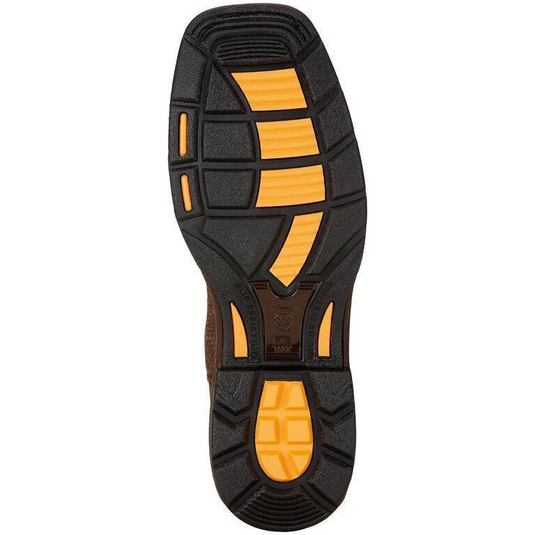 Ariat Men's WorkHog 11" Composite Toe Waterproof Western Work Boot - Bruin Brown - 10017420 - Overlook Boots