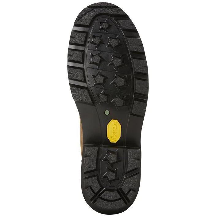 Ariat Men's Powerline 8" Composite Toe Waterproof 400G Logger Work Boot - Brown - 10018567 - Overlook Boots