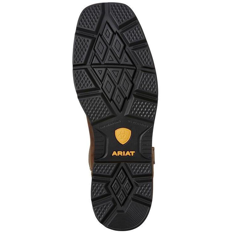 Ariat Men's Groundbreaker 10" Soft Toe Western Work Boot - Brown - 10020059 - Overlook Boots