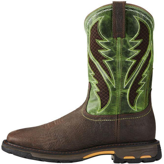 Ariat Men's WorkHog VentTEK 11" Wide Composite Toe Western Work Boot - 10020084 - Overlook Boots