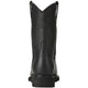 Ariat Men's Sierra 10" Steel Toe Pull-On Western Work Boot - Black - 10021473 - Overlook Boots