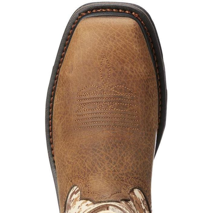 Ariat Men's WorkHog Patriot 11" Steel Toe Western Work Boot - Earth - 10022968 - Overlook Boots