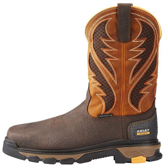 Ariat Men's Intrepid VentTEK 11" Composite Toe Work Boot - Brown - 10023042 - Overlook Boots