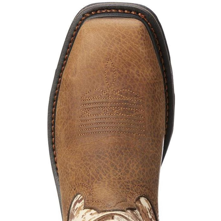 Ariat Men's WorkHog Patriot 11" Soft Toe Work Western Boot - Earth - 10023100 - Overlook Boots