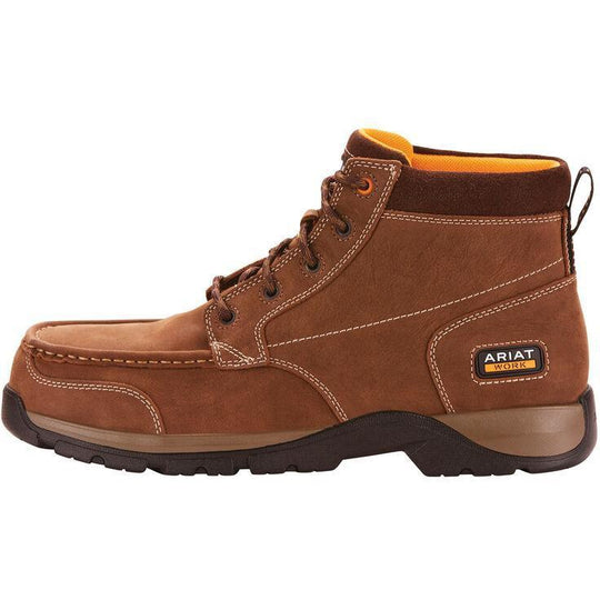 Ariat Men's Edge LTE Chukka 6" Composite Toe Work Boot - Brown - 10024951 - Overlook Boots