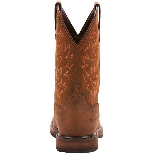 Ariat Men's Groundbreaker 10" Wide Sqr Western Work Boot- 10024984 - Overlook Boots
