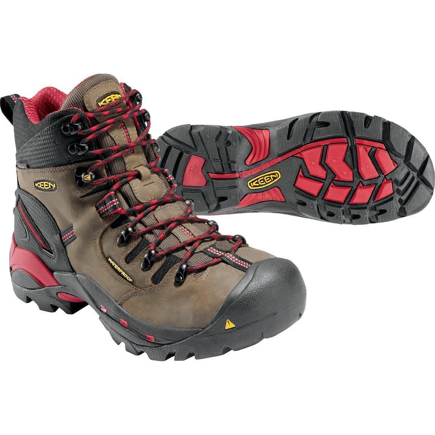 Keen Utility Pittsburgh Steel Toe Hiker Work Boot - Bison - 1007024 - Overlook Boots