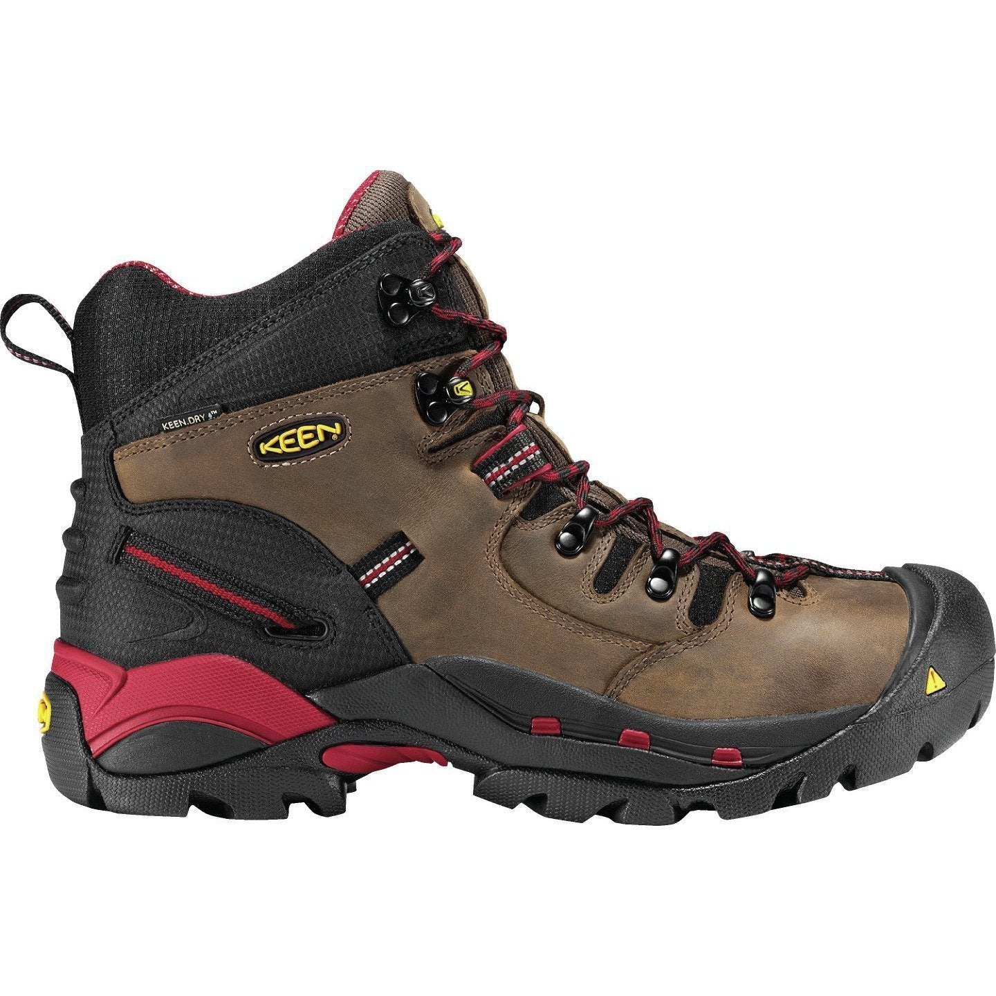 Keen Utility Pittsburgh Steel Toe Hiker Work Boot - Bison - 1007024 8 / Wide / Bison - Overlook Boots