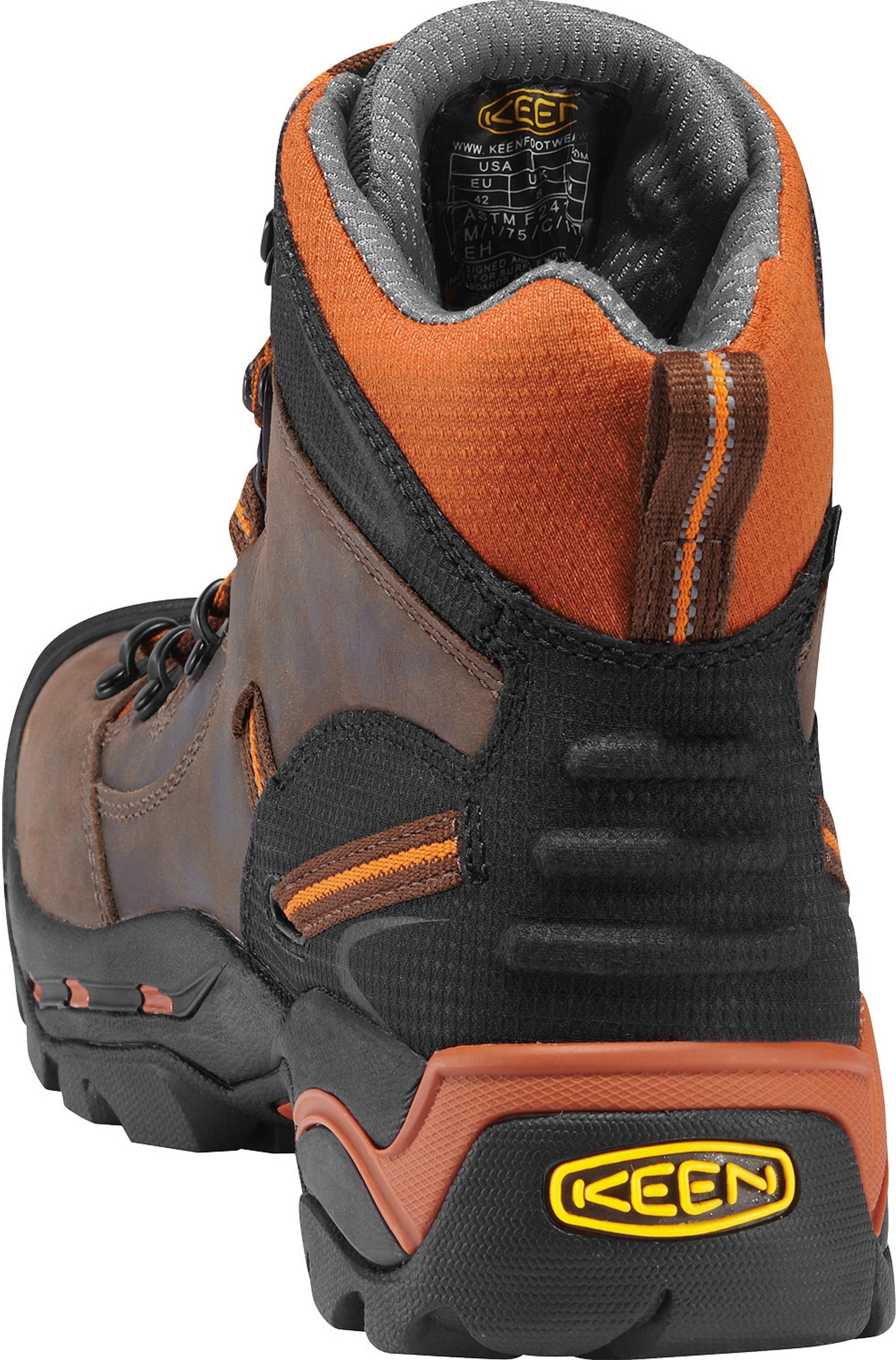 KEEN Utility Men's Pittsburgh 6" Soft Toe Waterproof Work Boot- Brown- 1009709 - Overlook Boots
