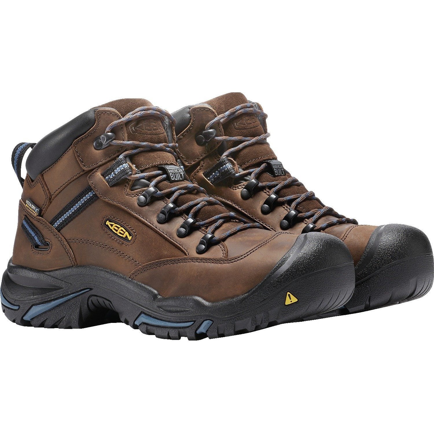 Keen Utility Men's Braddock USA Built Steel Toe Waterproof Work Boot Brown 1012771 - Overlook Boots