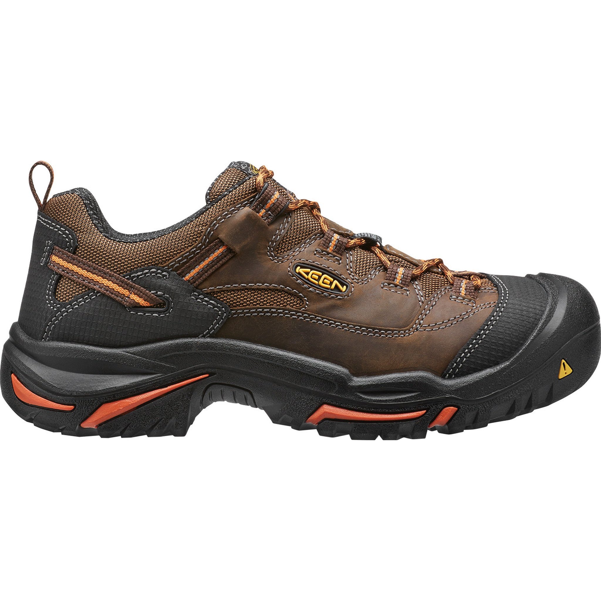 KEEN Utility Men's Braddock Low Soft Toe WP Work Shoe Cascade- 1014606 - Overlook Boots