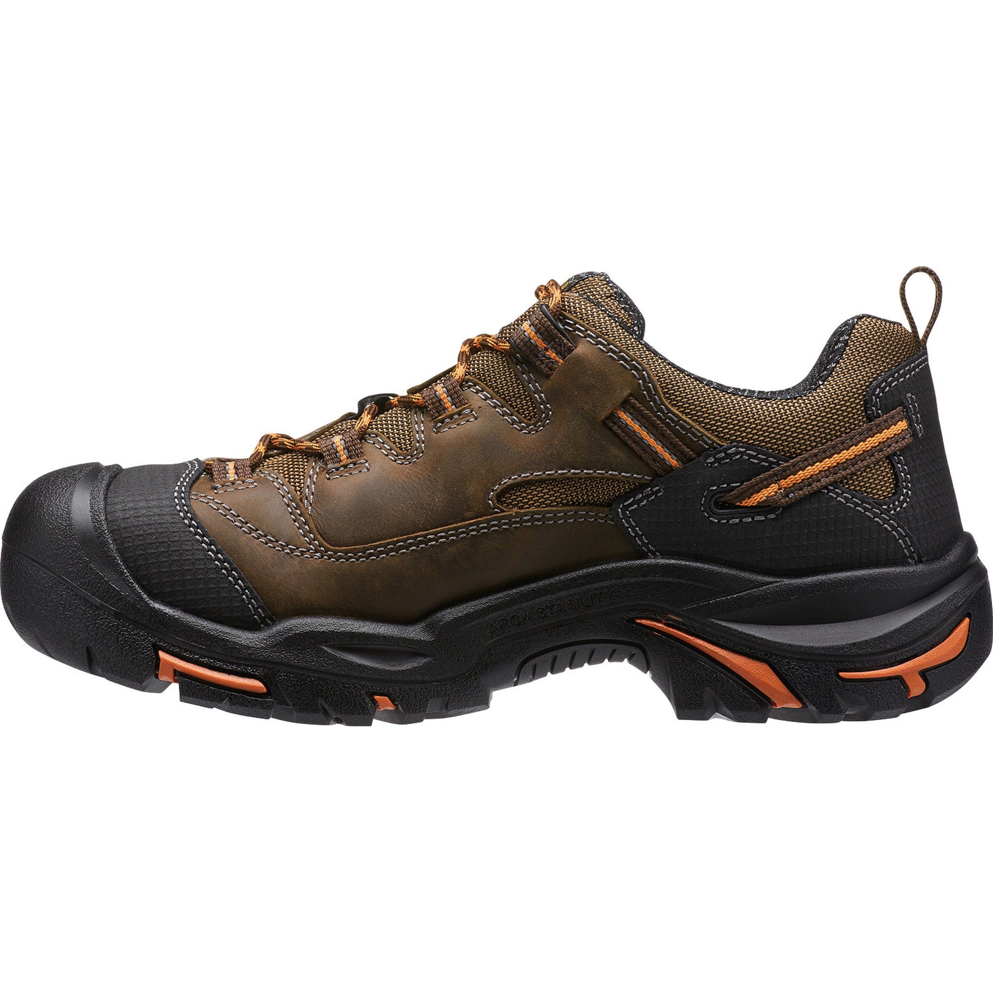 KEEN Utility Men's Braddock Low Soft Toe WP Work Shoe Cascade- 1014606 - Overlook Boots
