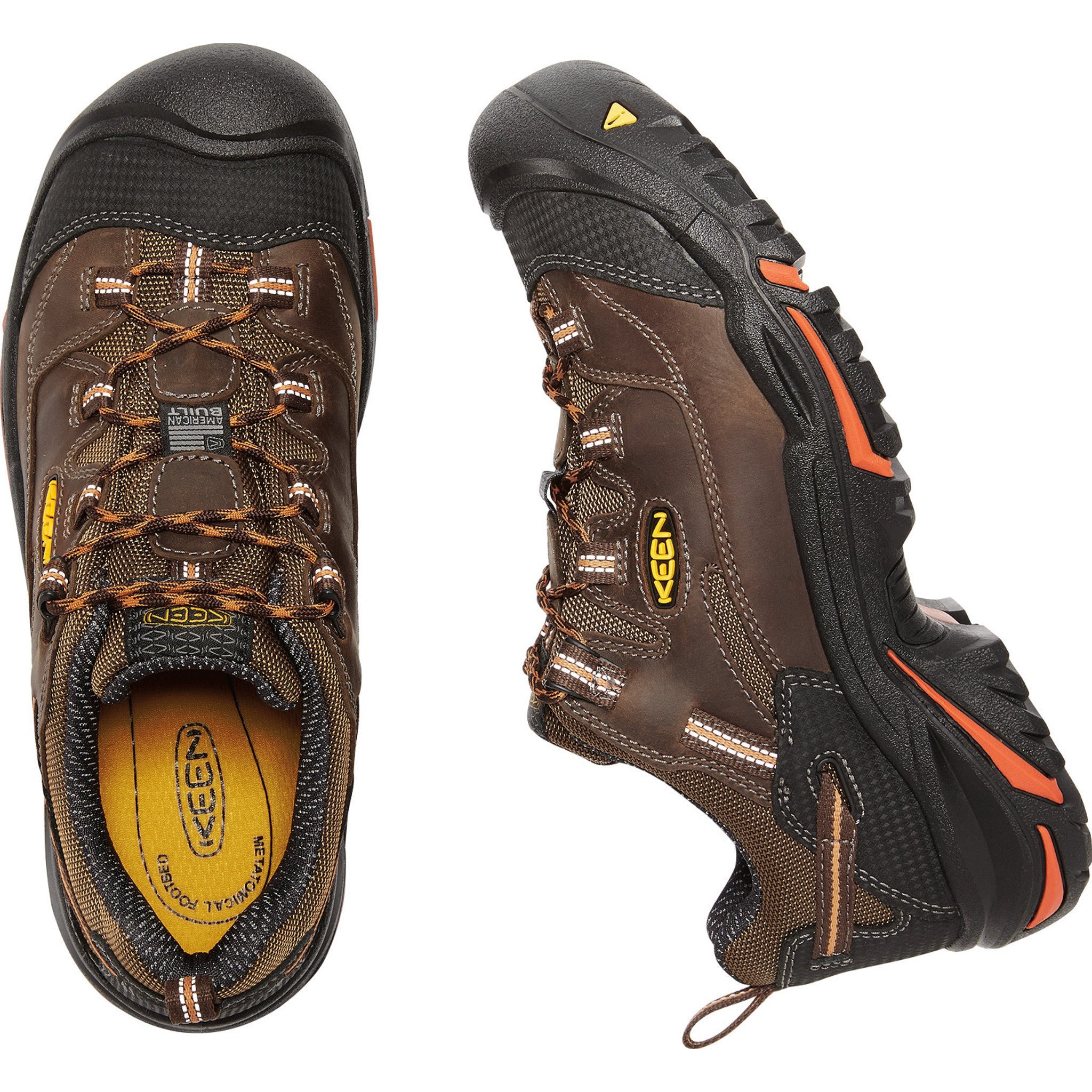 KEEN Utility Men's Braddock Low Soft Toe WP Work Shoe Cascade- 1014606 - Overlook Boots