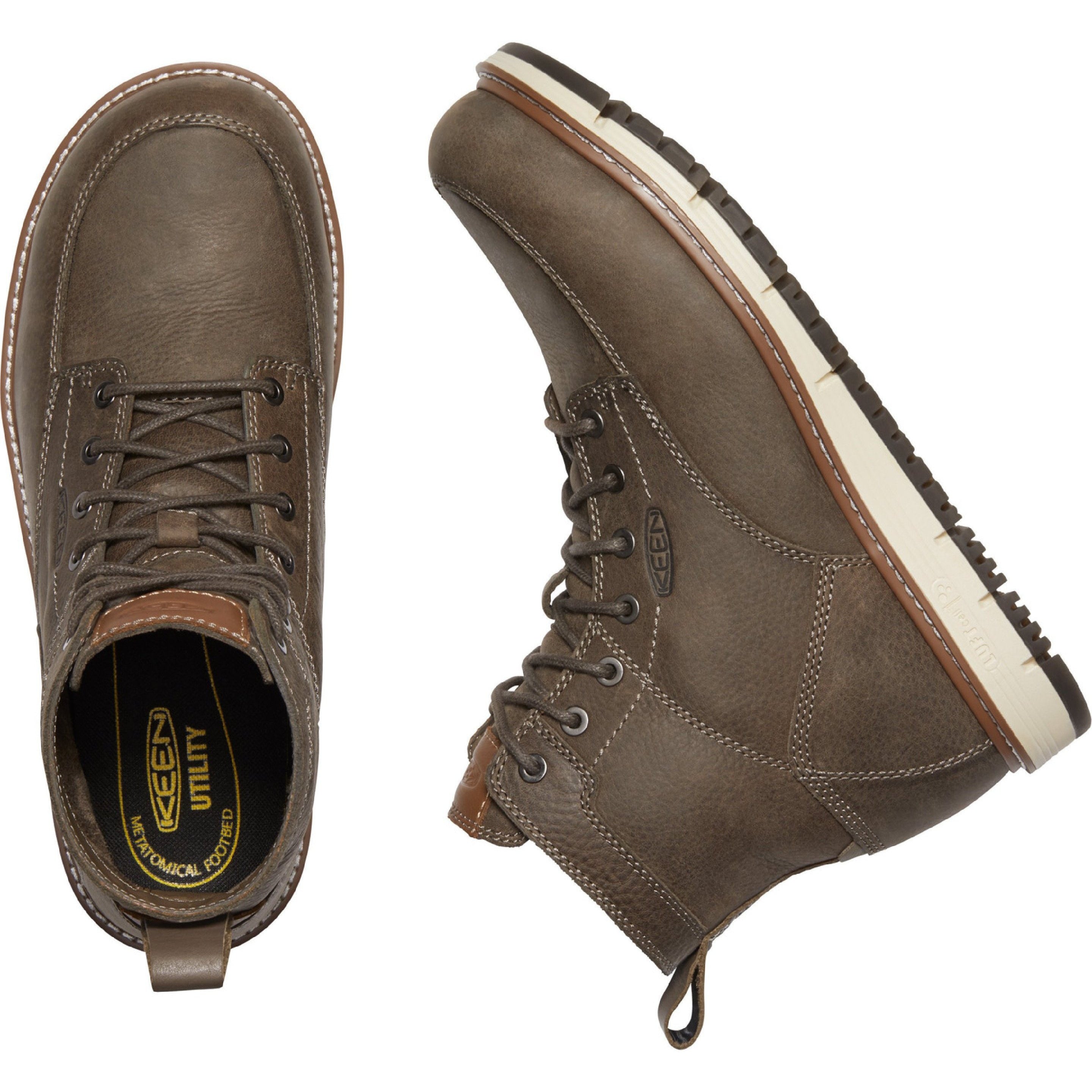 Keen Utility Men's San Jose 6" Aluminum Toe Work Boot Brown 1020057 - Overlook Boots