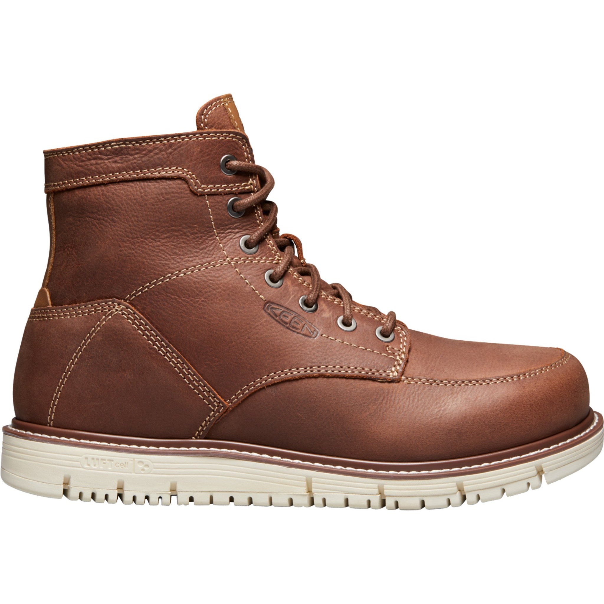 Keen Utility Men's San Jose 6" Soft Toe Work Boot Gingerbread- 1020146 - Overlook Boots