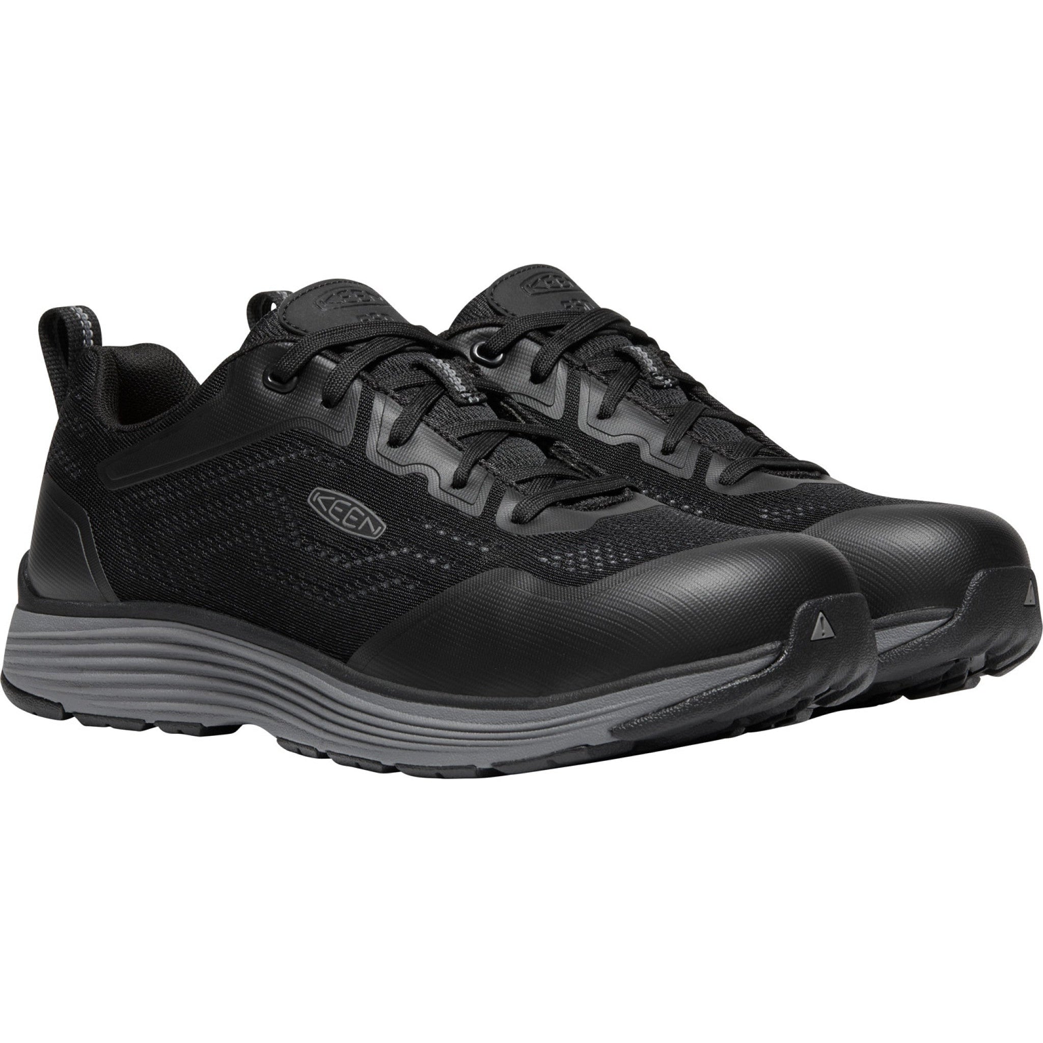 Keen Utility Men's Sparta II Electrostatic Dissipative Alum Toe Work Shoe - Black - 1025637 15 / Wide / Grey - Overlook Boots