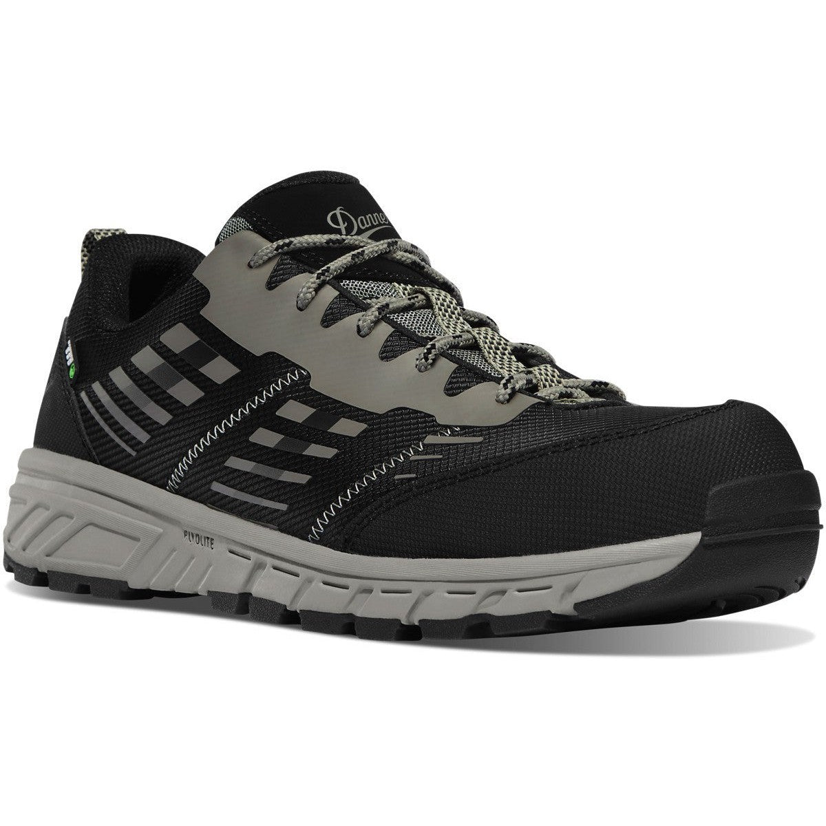 Danner Men's Run Time ESD Composite Toe Work Shoe - Black - 12372 8 / Medium / Black - Overlook Boots