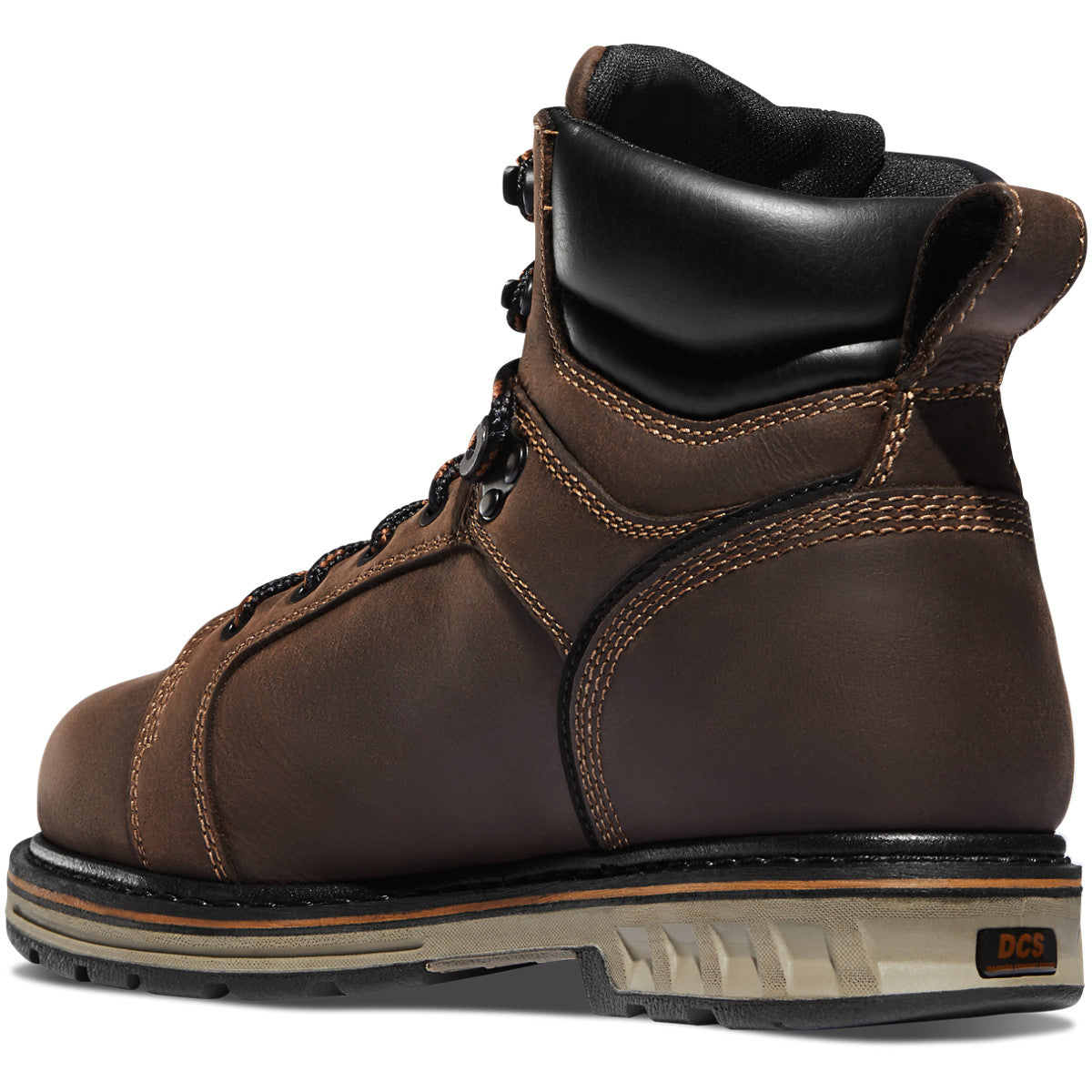 Danner Men's Steel Yard 6" Steel Toe Waterproof Work Boot - Brown - 12531 - Overlook Boots