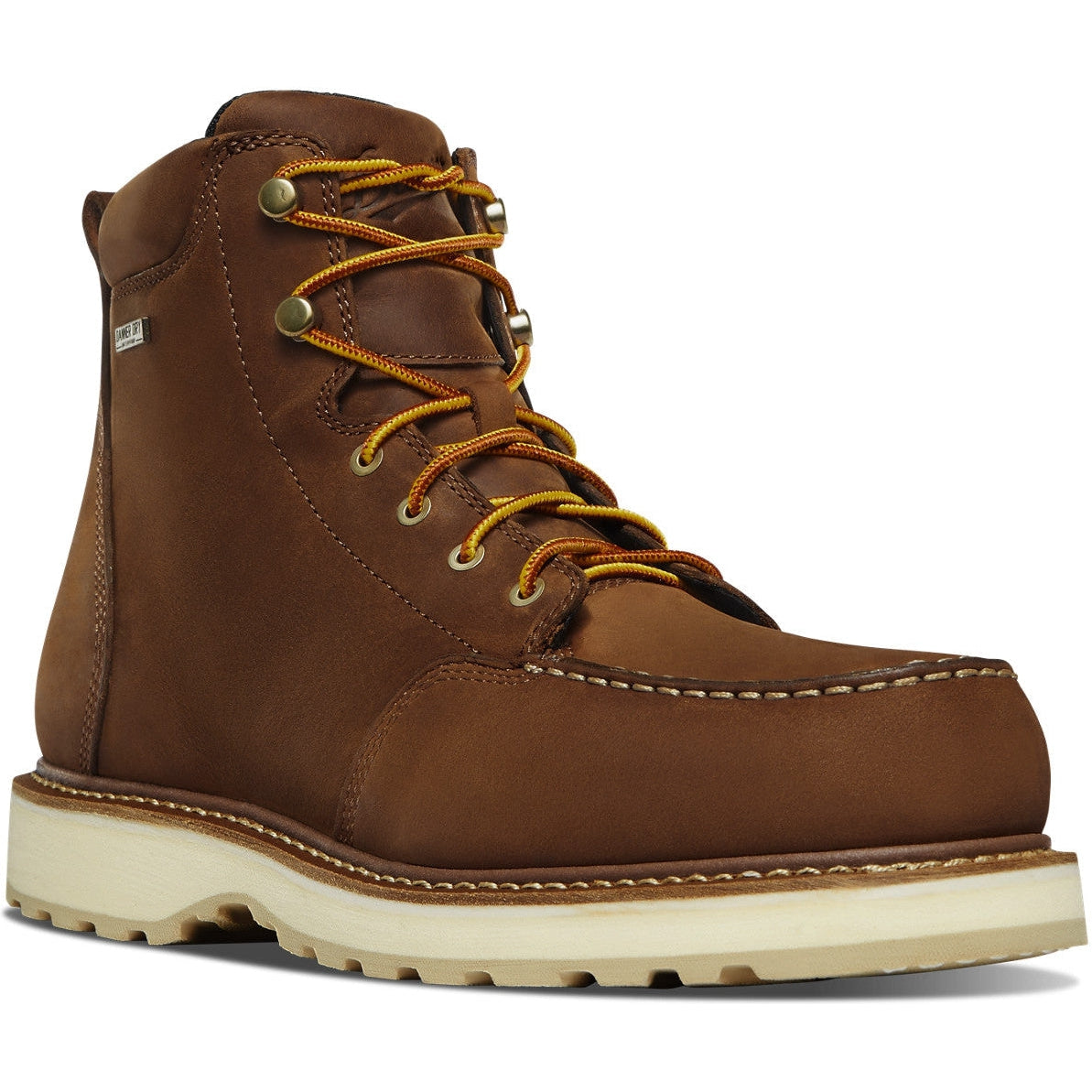 Danner Men's Cedar River 6" Waterproof Soft Moc Toe Work Boot - Brown - 14300 7 / Medium / Brown - Overlook Boots