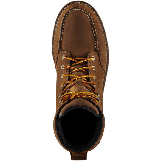 Danner Men's Cedar River 6" Waterproof Soft Moc Toe Work Boot - Brown - 14300 - Overlook Boots