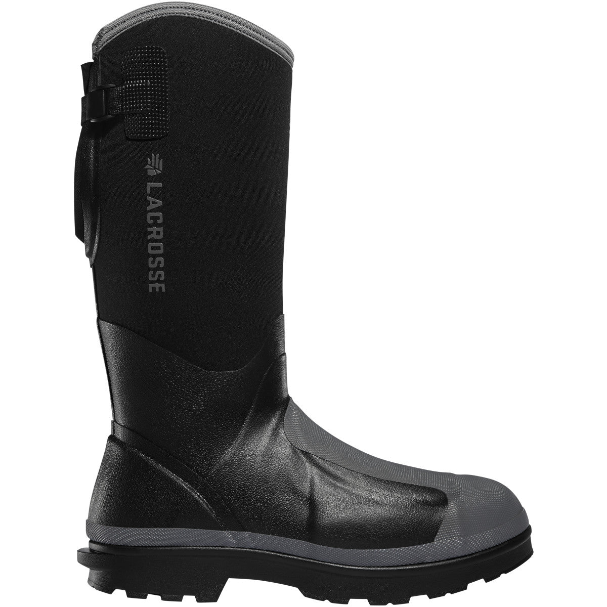 Lacrosse Men's Alpha Range 14" Composite Toe Metguard Waterproof Work Boot - Black - 248310 7 / Black - Overlook Boots