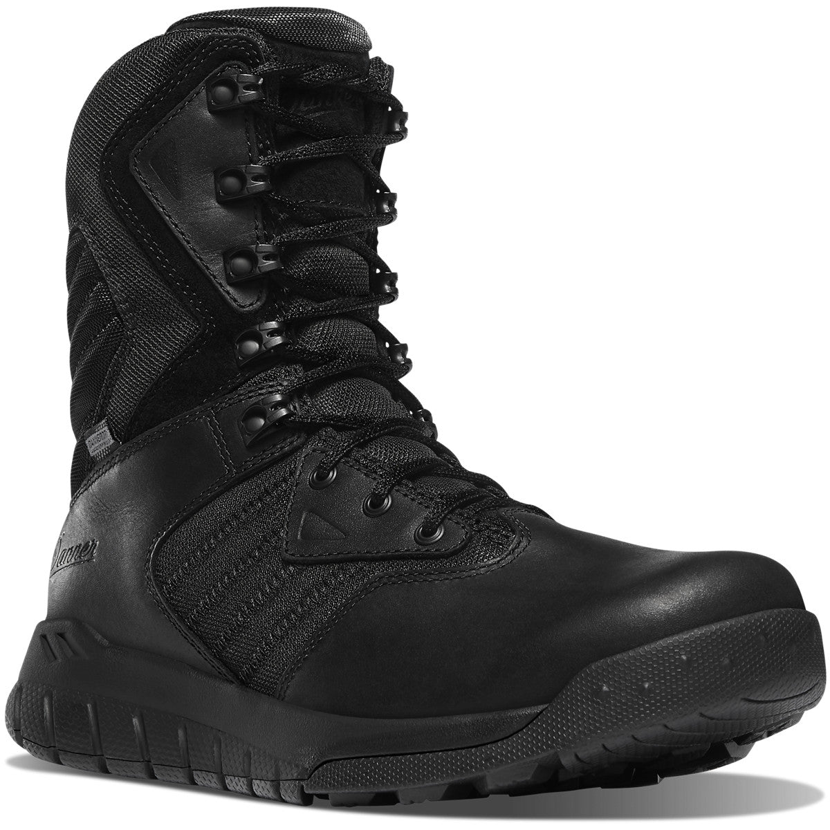 Danner Men's Instinct tactical 8" WP Side Zip Ins Work Boot- Black - 25331 6 / Medium / Black - Overlook Boots