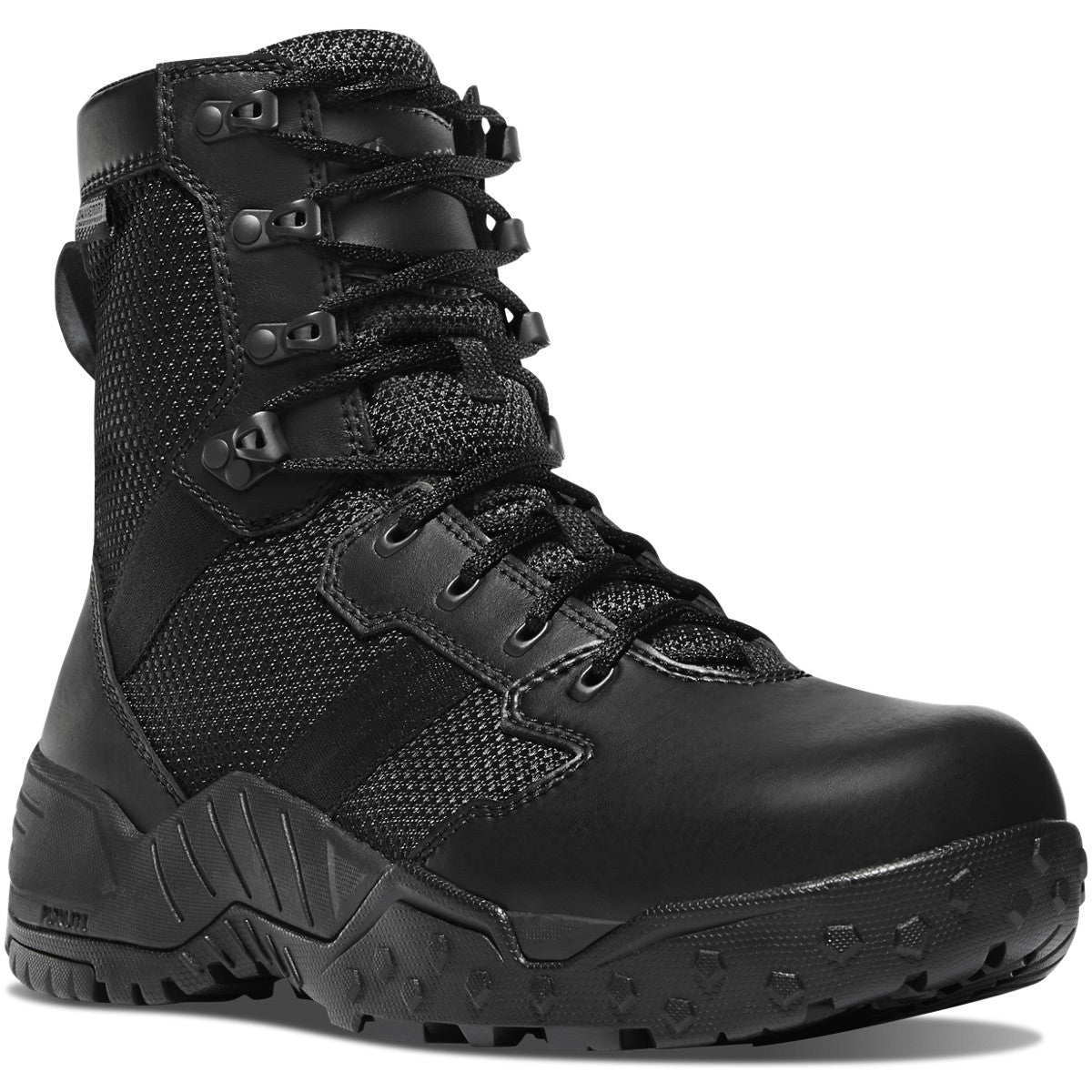 Danner Men's Scorch 8" Waterproof Side Zipper Duty Boot - Black - 25733 6 / Medium / Black - Overlook Boots