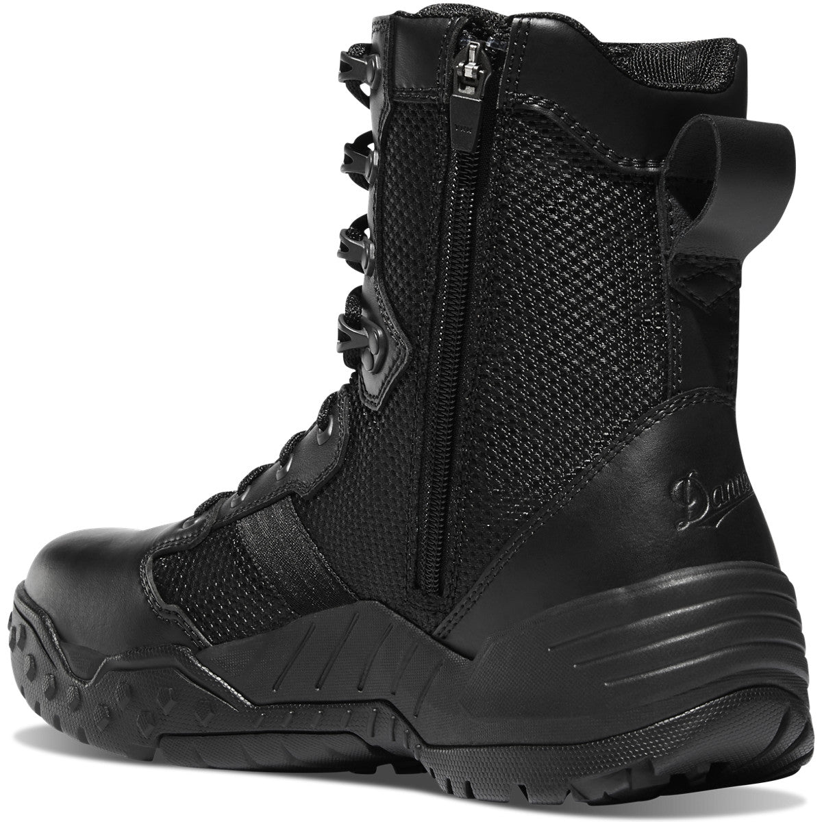 Danner Men's Scorch 8" Waterproof Side Zipper Duty Boot - Black - 25733 - Overlook Boots
