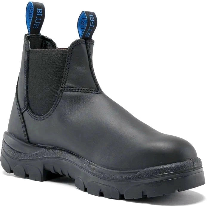 Steel Blue Hobart 6" Waterproof Soft Toe TPU Outsole Work Boot -Black- 310901 7 / Medium / Black - Overlook Boots