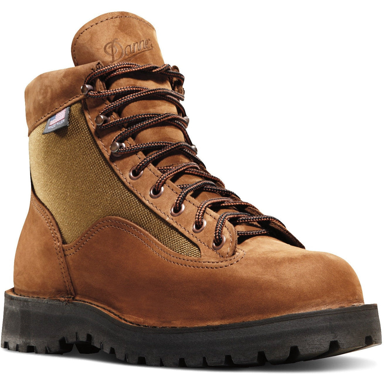 Danner Women's Light II 6" WP USA Made Hiking Boot- Black - 33000 5 / Medium / Brown - Overlook Boots