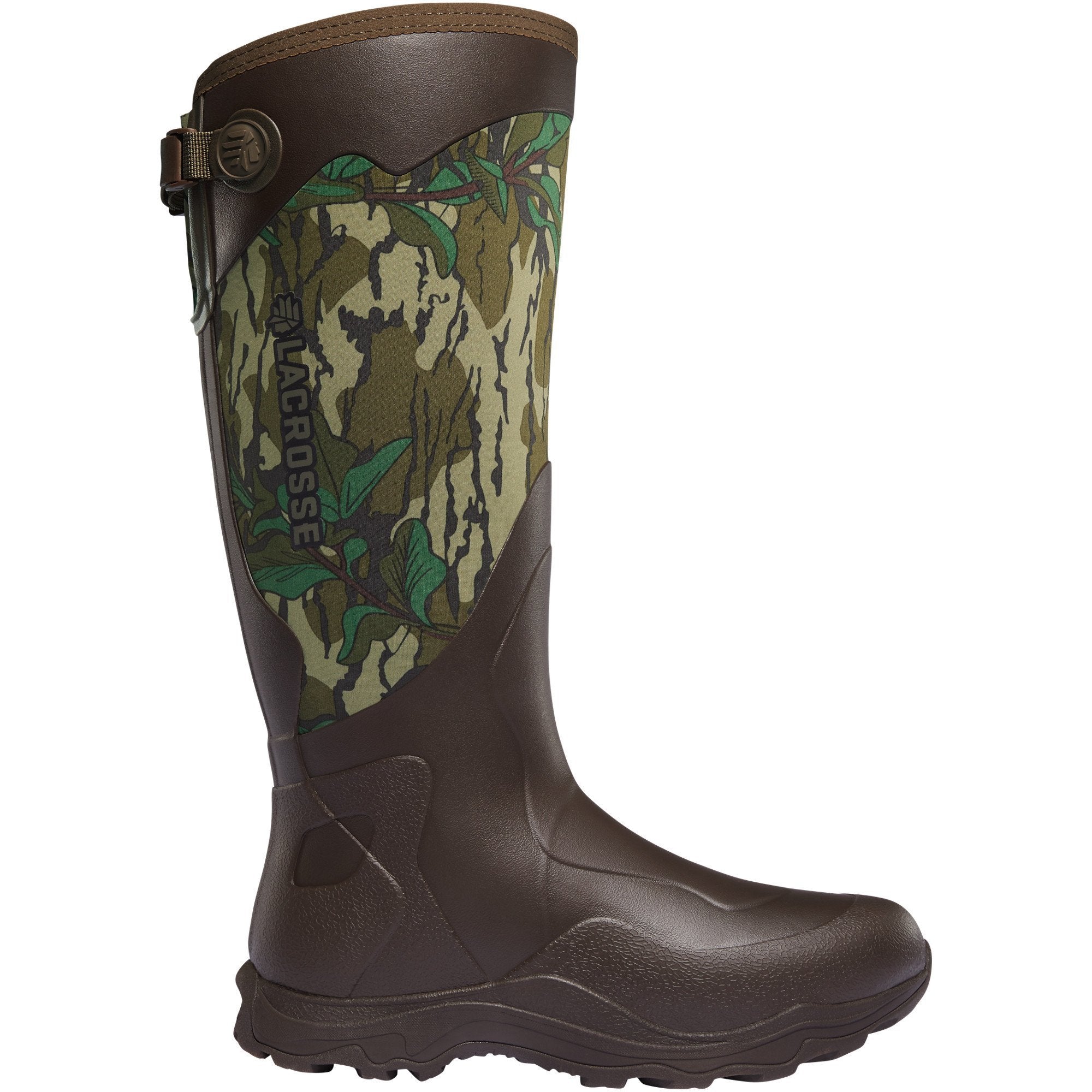 Lacrosse Men's Alpha Agility 17" Soft Toe Waterproof Rubber Hunt Boot Mossy Oak - 339073 6 / Mossy Oak Green Leaf - Overlook Boots