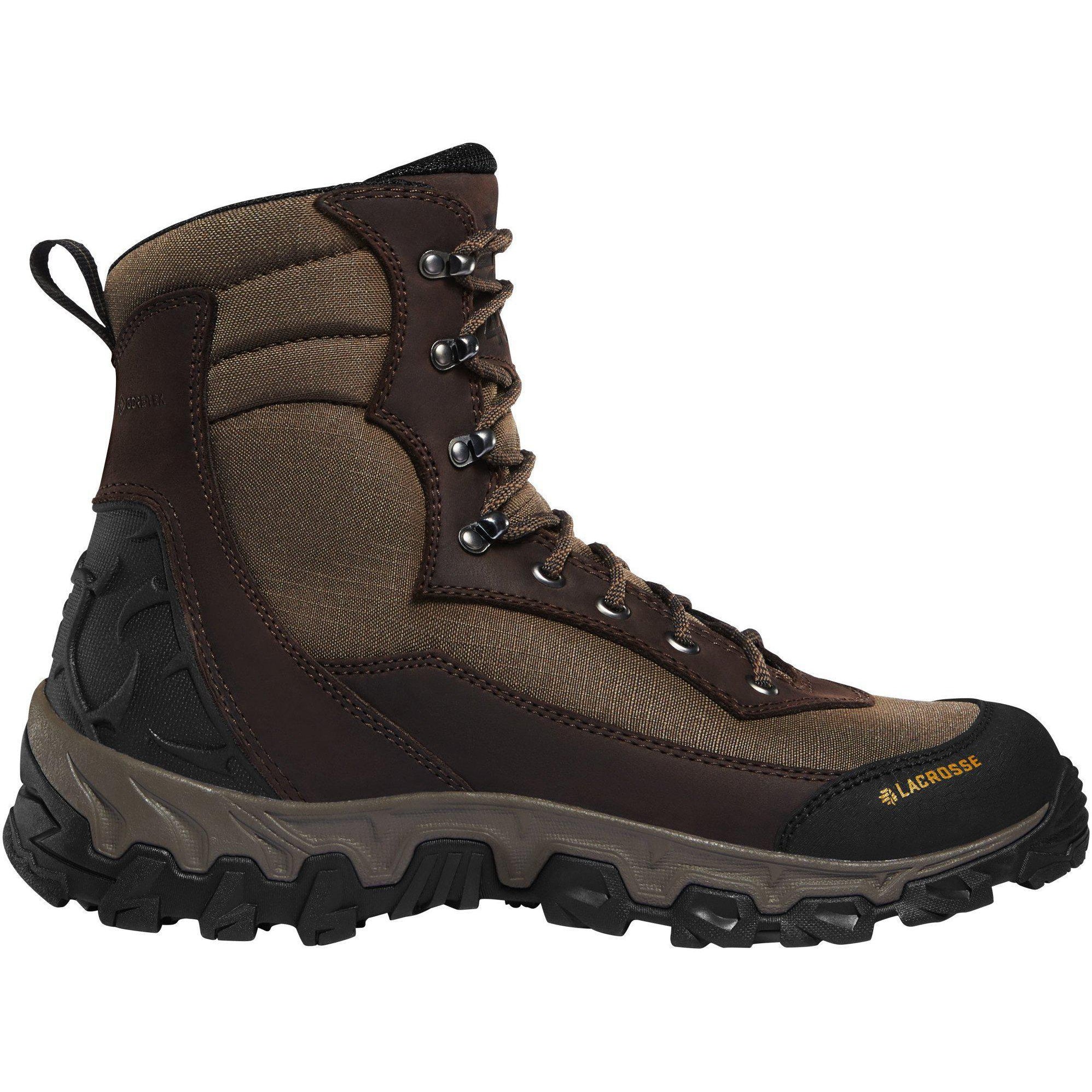 Lacrosse Men's Lodestar 7" Soft Toe Waterproof 400G Hunt Boot - Brown - 516334 7 / Medium / Brown - Overlook Boots