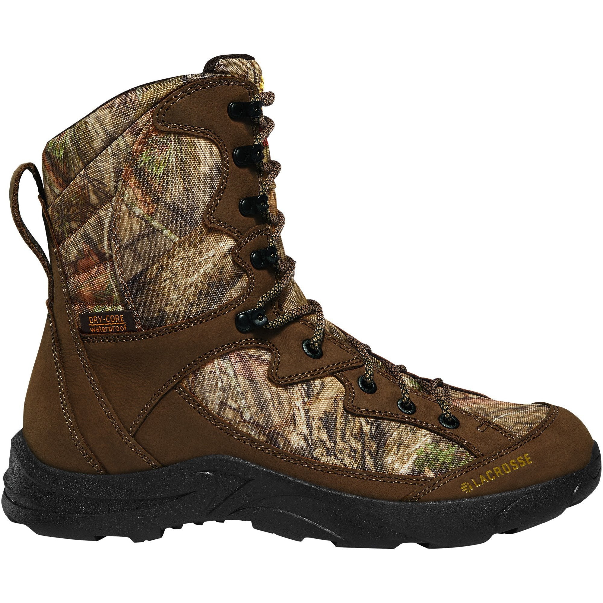 Lacrosse Men's Clear Shot 8" Waterproof 400G Hunt Boot - Mossy Oak - 542161 7 / Medium / Brown - Overlook Boots