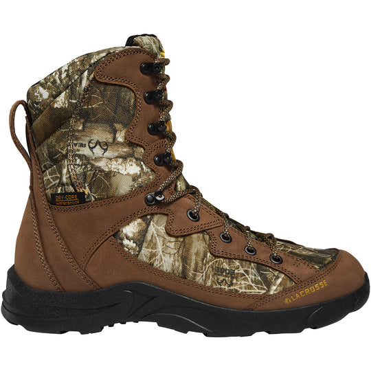 Lacrosse Men's Clear Shot 8" Waterproof 800G Ins Hunt Boot - Realtree - 542162 7.0 / Brown / Medium - Overlook Boots