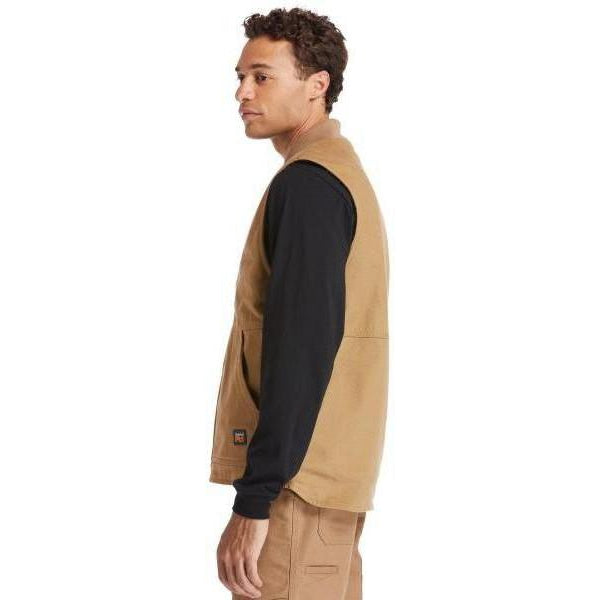 Timberland Pro Men's Gritman Lined Work Vest - Dark Wheat - TB0A1VBFD02 - Overlook Boots