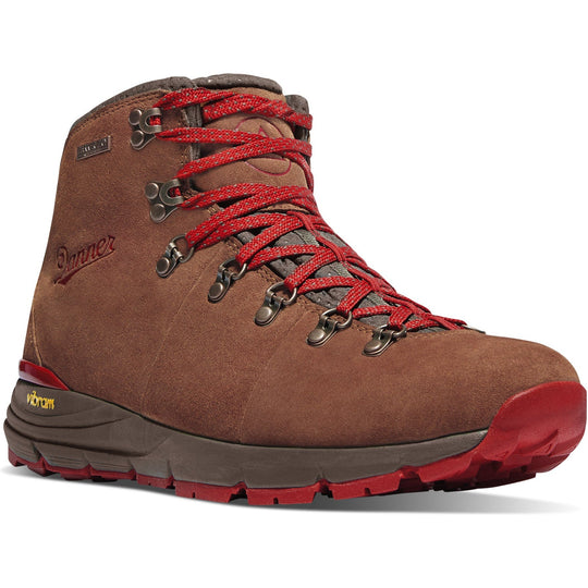 Danner Women's Mountain 600 4.5" Waterproof Hiking Boot - Brown/Red - 62245 6.0 / Medium / Brown - Overlook Boots