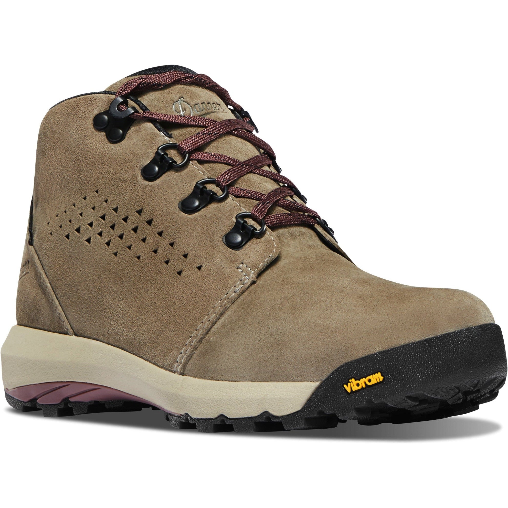Danner Women's Inquire Chukka 4" WP Hiking Boot - Gray/Plum - 64501 5 / Medium / Gray - Overlook Boots