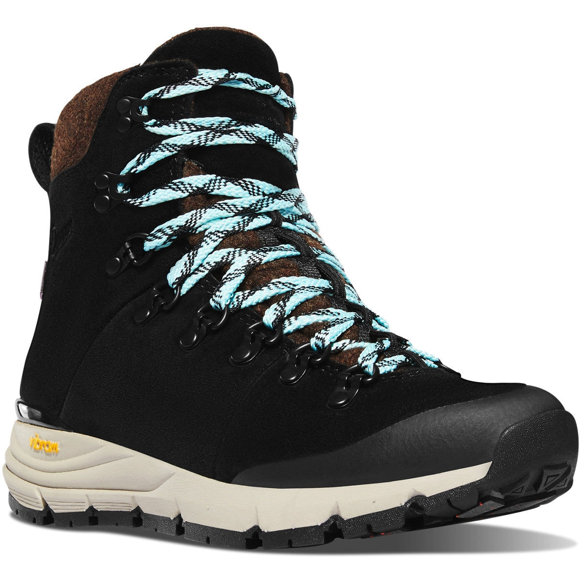 Danner Women's Arctic 600 7" WP Hiking Boot - Black/Spark Blue - 67340  - Overlook Boots