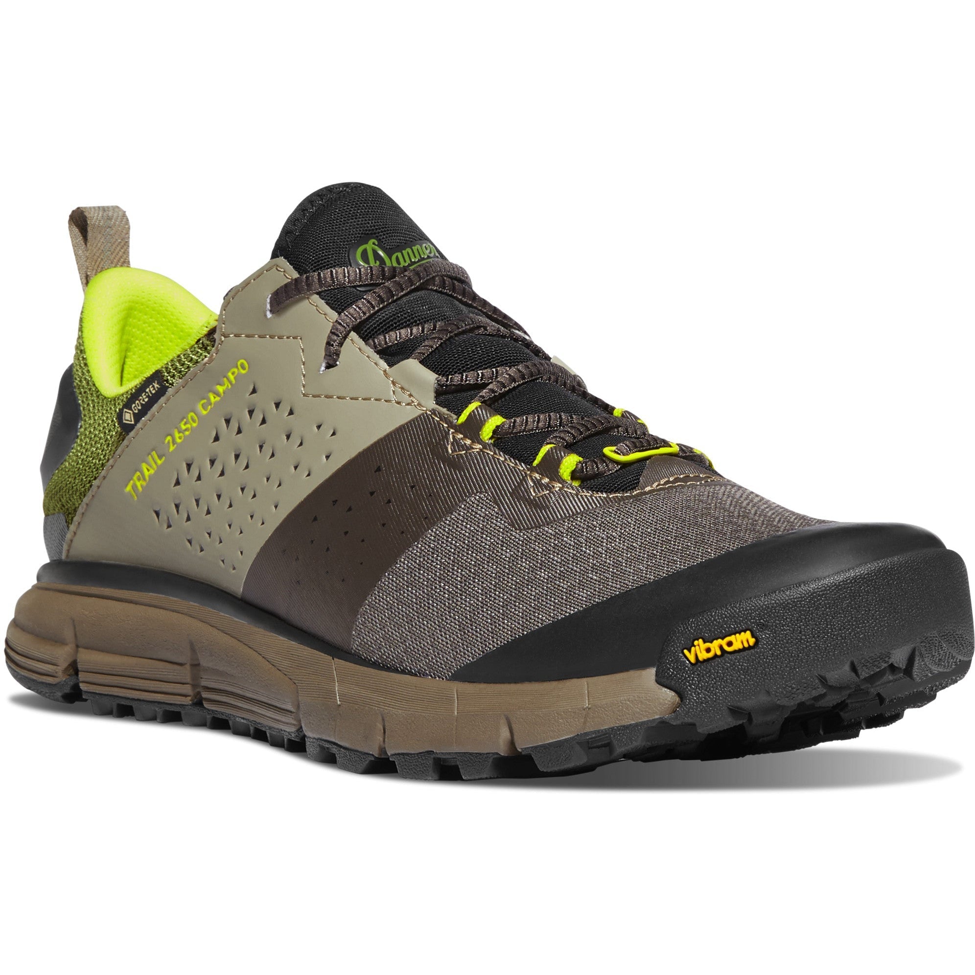 Danner Men's Trail 2650 Campo GTX 3" WP Hiking Shoe - Brown - 68963 7 / Medium / Brown - Overlook Boots