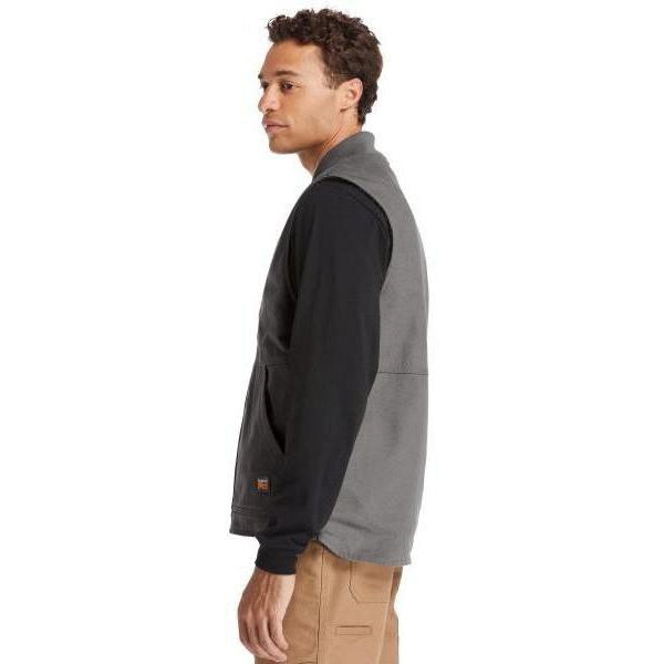 Timberland Pro Men's Gritman Lined Work Vest - Pewter - TB0A1VBF060 - Overlook Boots