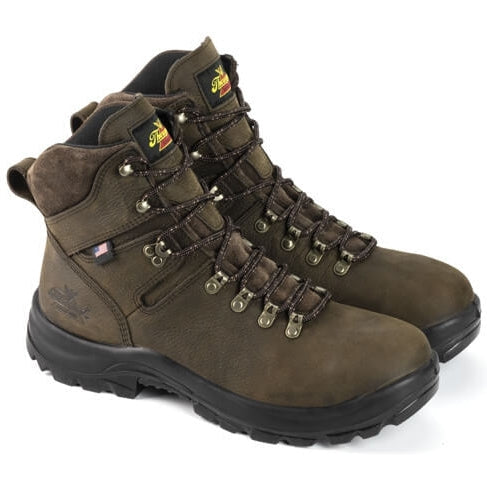Thorogood Men's American Union Series 6" Stl Toe WP USA Made Work Boot - 804-3365 8 / Medium / Brown - Overlook Boots