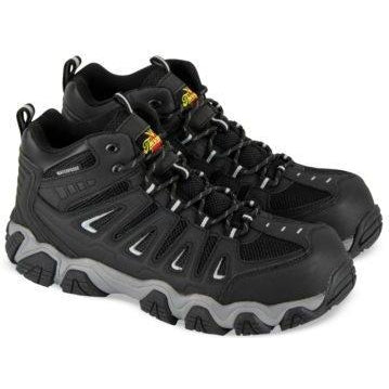 Thorogood Men's Crosstrex Hiker WP Comp Work Boot - Black - 804-6292 8 / Medium / Black - Overlook Boots