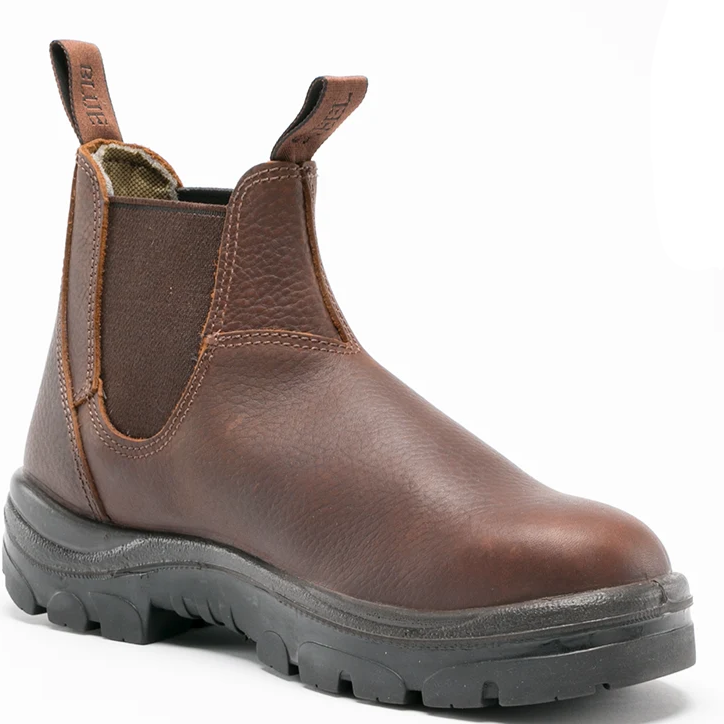 Steel Blue Men's Hobart 6" Steel Toe Waterproof Ankle Work Boot - OAK - 812901 7 / Medium / Oak - Overlook Boots