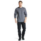Timberland Pro Men's FR Cotton Core LS W/ Logo Work T-Shirt - Charcoal - TB0A1V8D003 - Overlook Boots