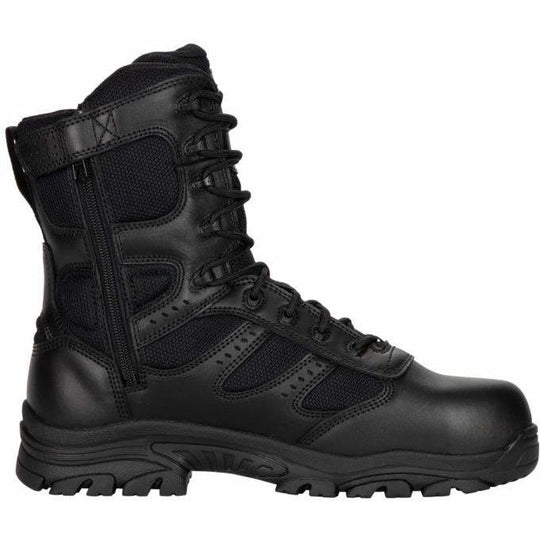 Thorogood Men's The Deuce 8" Waterproof Side Zipper Duty Boot - Black - 834-6219 - Overlook Boots