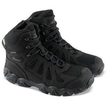 Thorogood Men's Crosstrex 6" WP Side-Zip Work Boot - Black - 834-6295 8 / Medium / Black - Overlook Boots